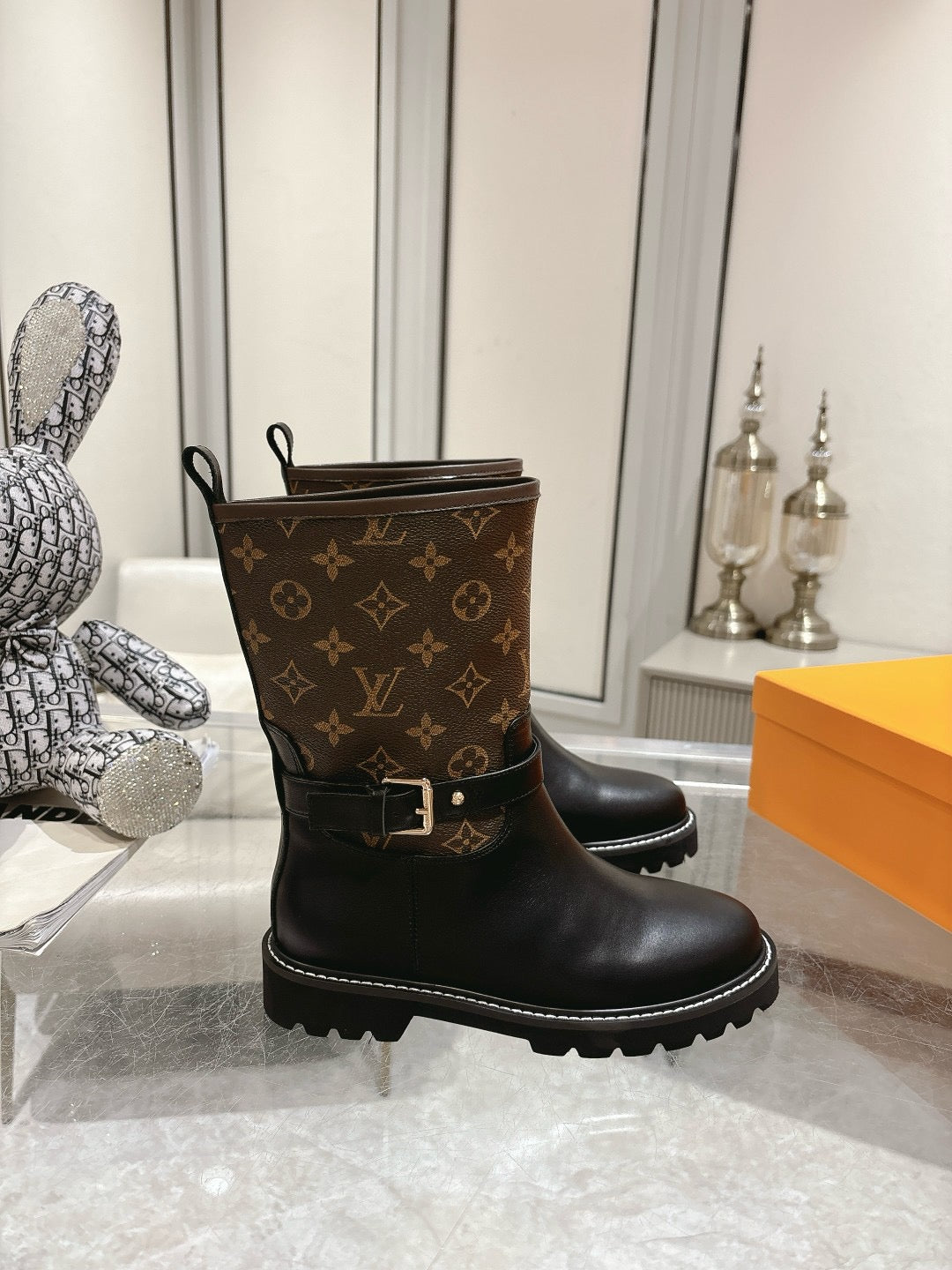 New luxury fashion territory Monogram Martin boots