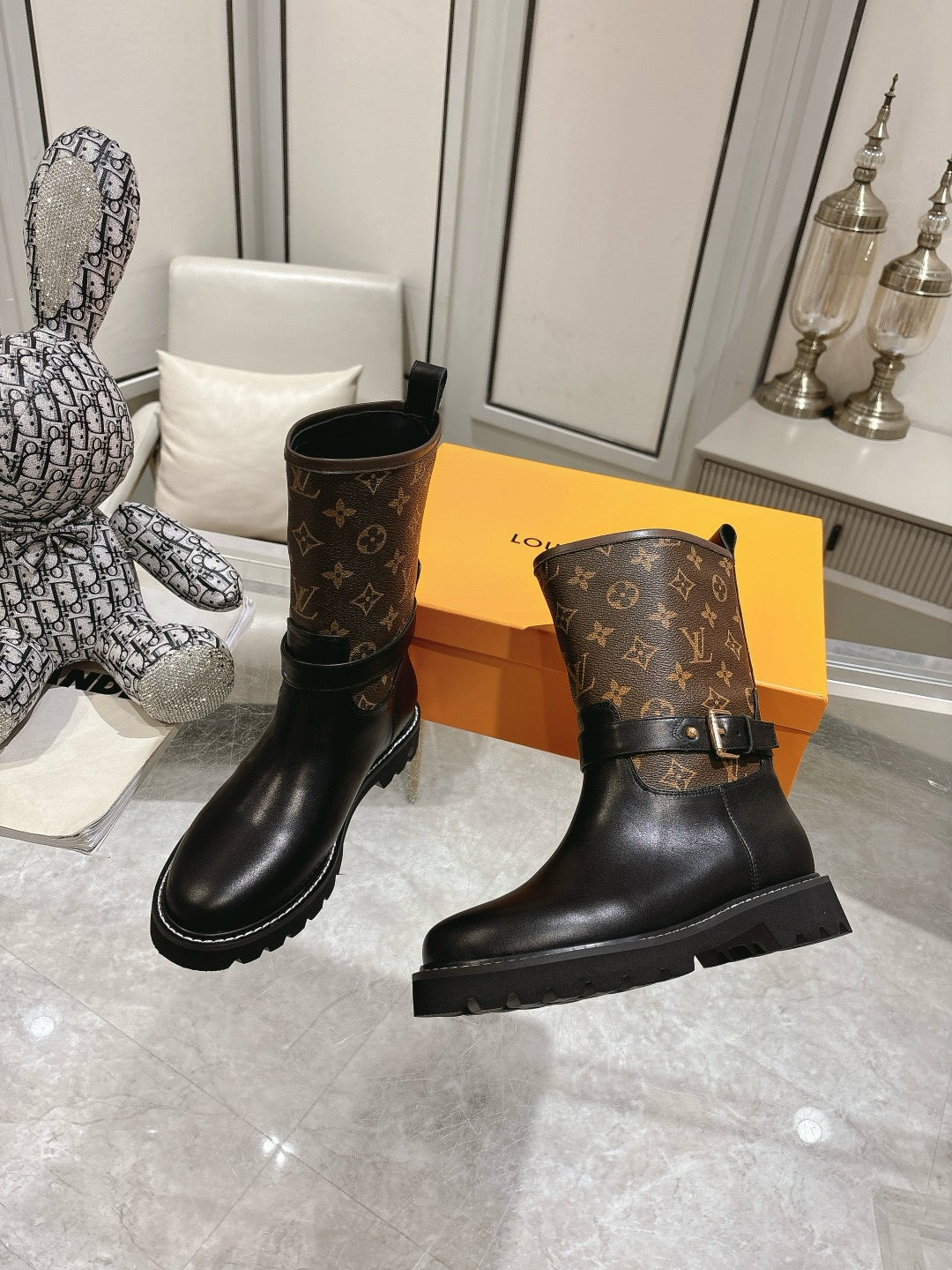 New luxury fashion territory Monogram Martin boots
