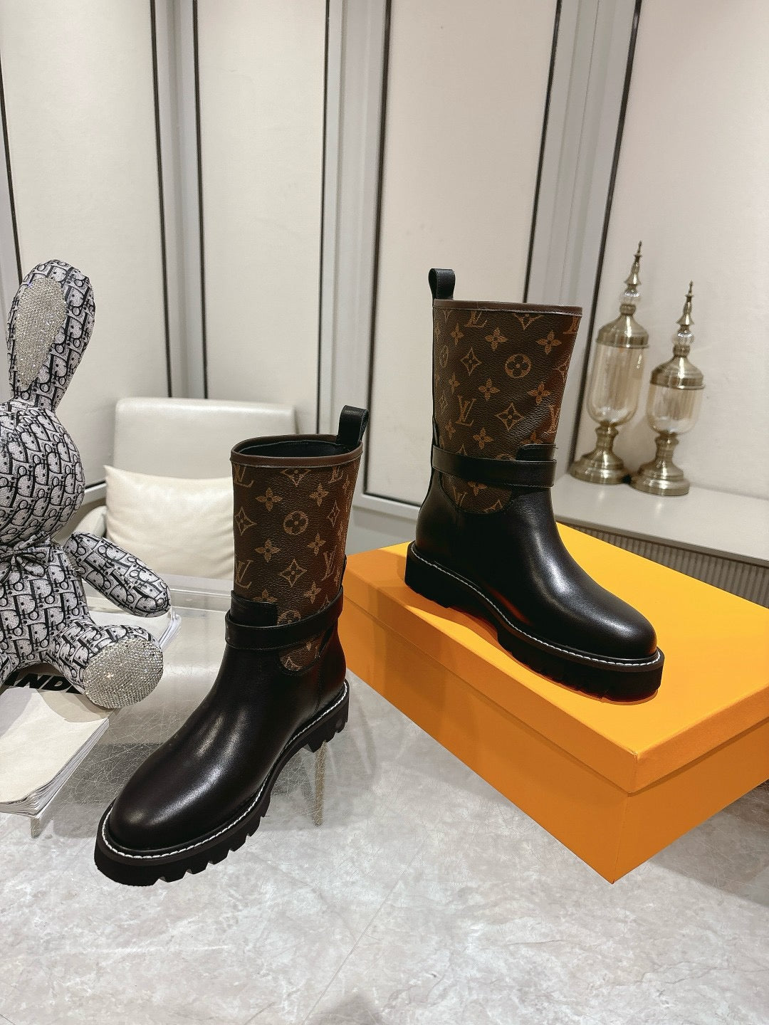 New luxury fashion territory Monogram Martin boots