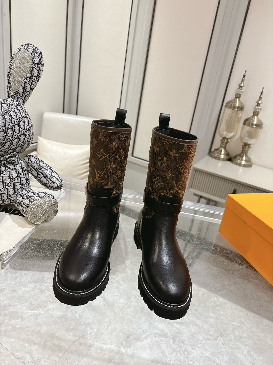 New luxury fashion territory Monogram Martin boots