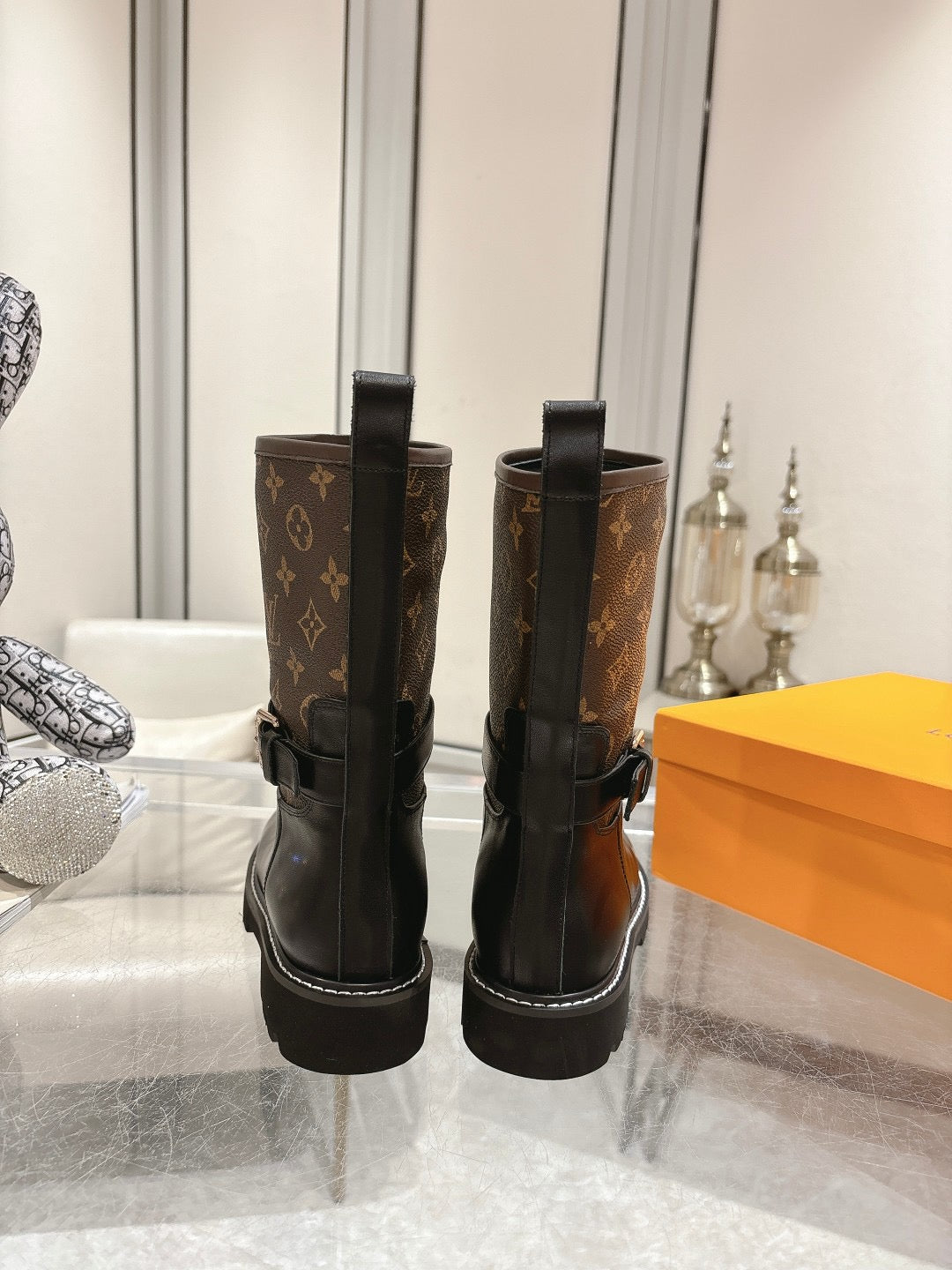 New luxury fashion territory Monogram Martin boots