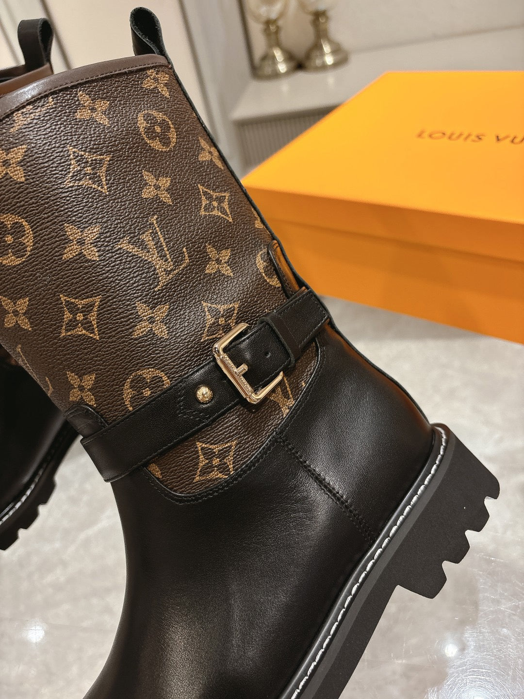 New luxury fashion territory Monogram Martin boots