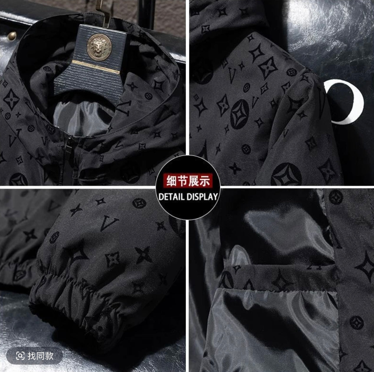 New luxury fashion trend hooded jacket