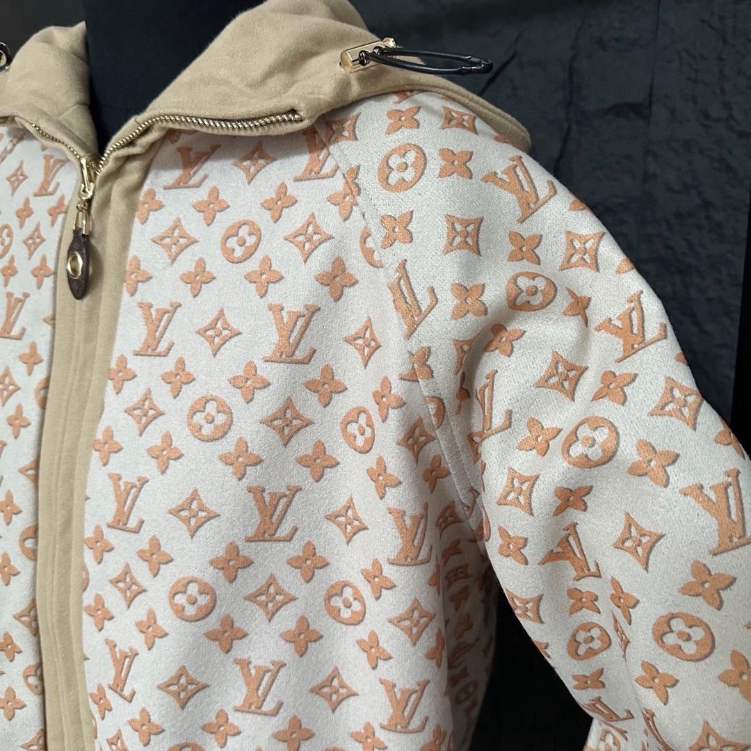 New luxury fashion trend vintage hooded jacket