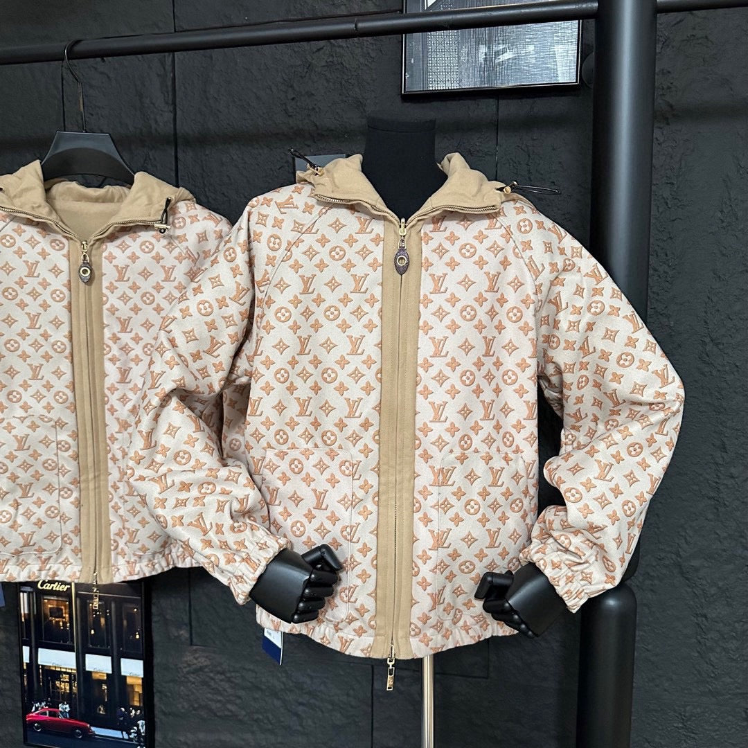 New luxury fashion trend vintage hooded jacket