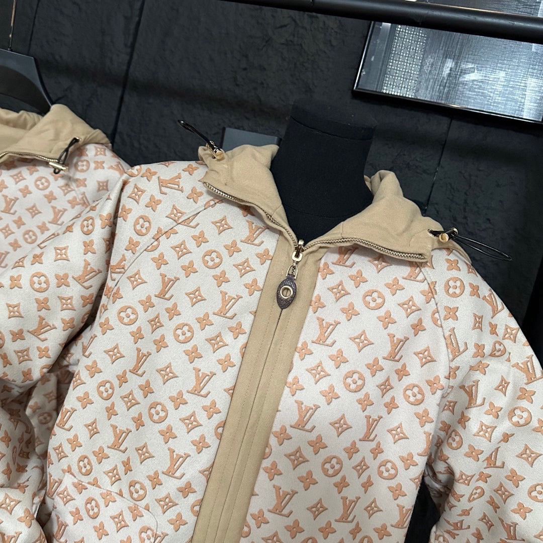 New luxury fashion trend vintage hooded jacket
