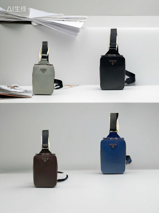 New Fashion Luxury PRADA Brique Saffiano Bags