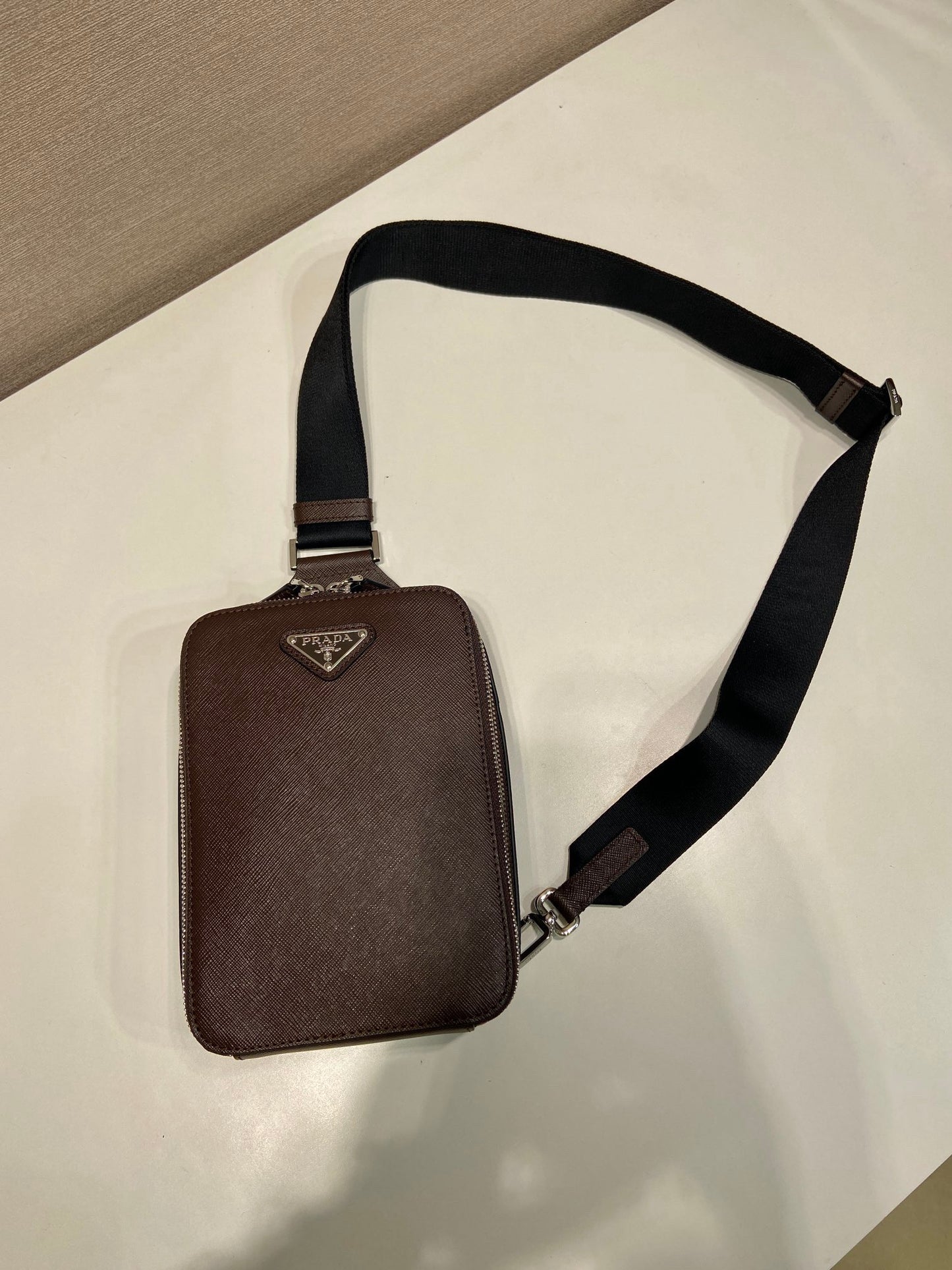 New Fashion Luxury PRADA Brique Saffiano Bags