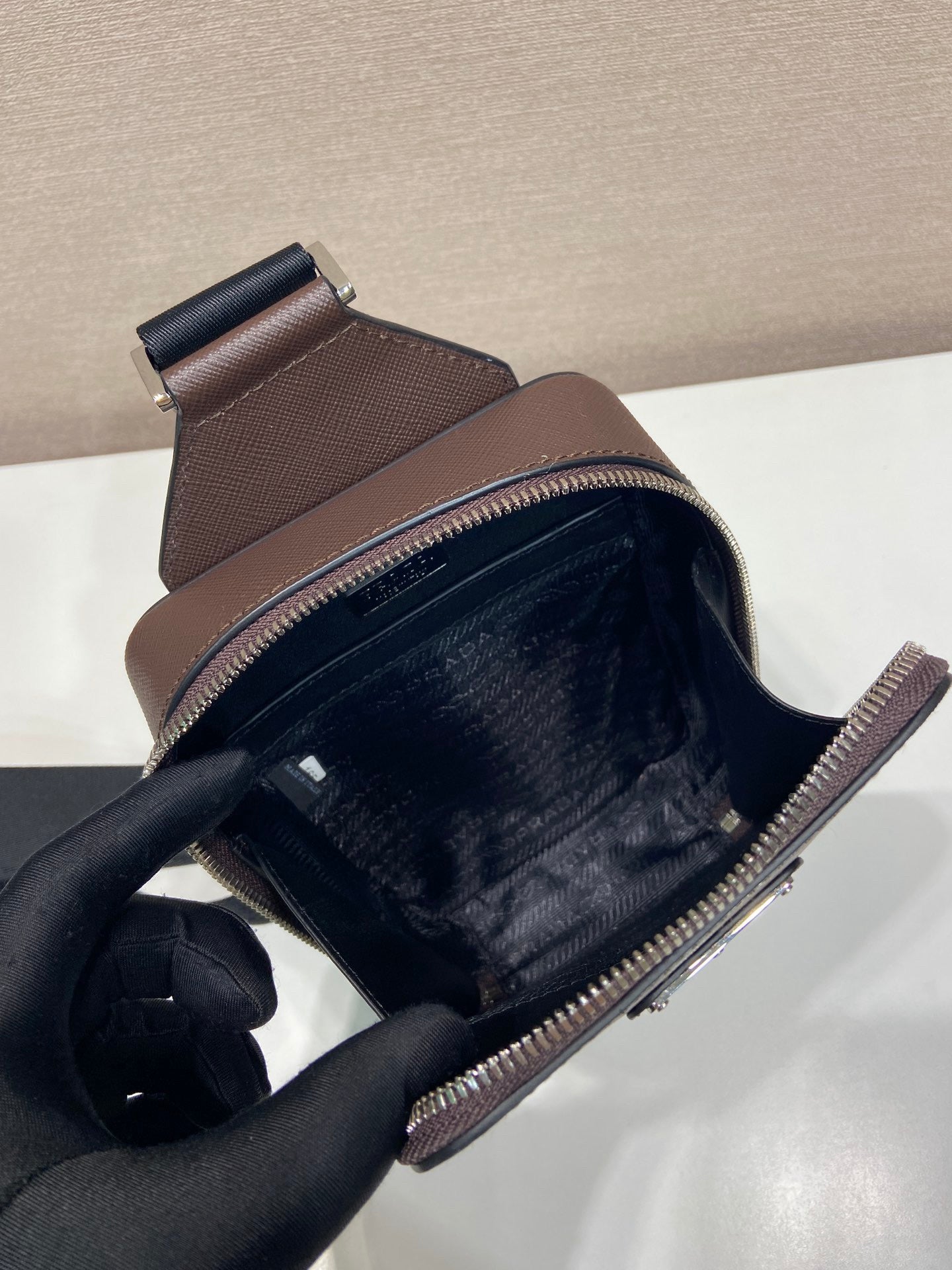 New Fashion Luxury PRADA Brique Saffiano Bags