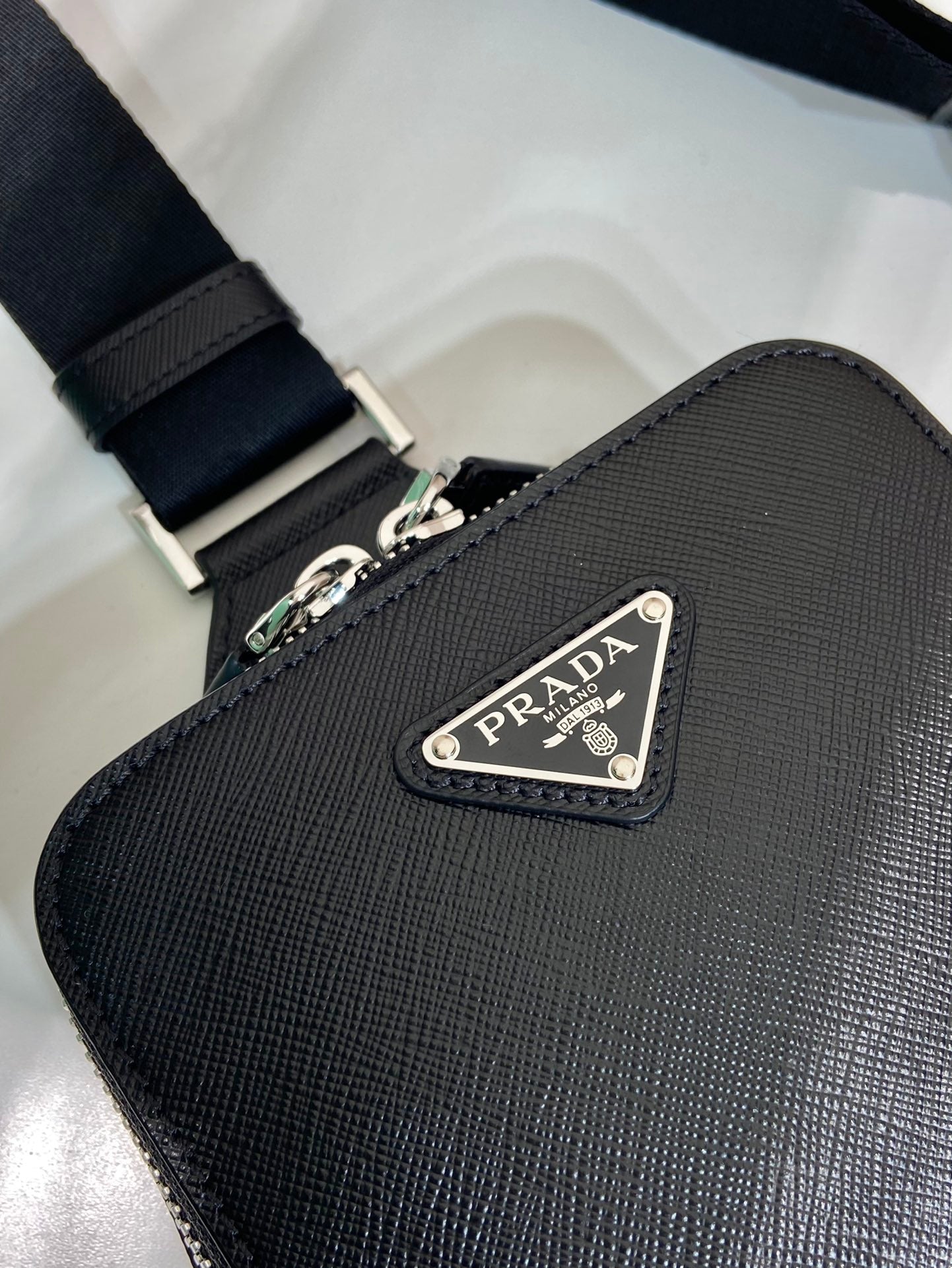 New Fashion Luxury PRADA Brique Saffiano Bags