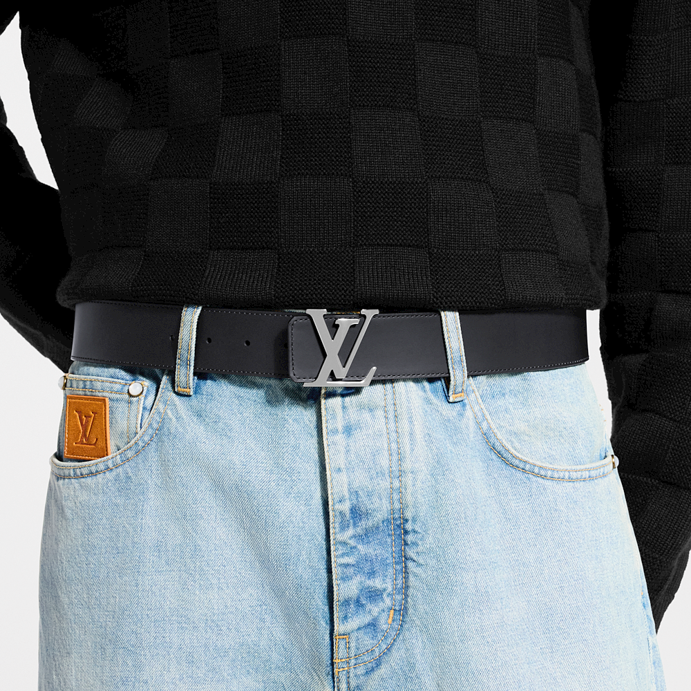 New Luxury & Stylish Men's Initiales Reversible Belt