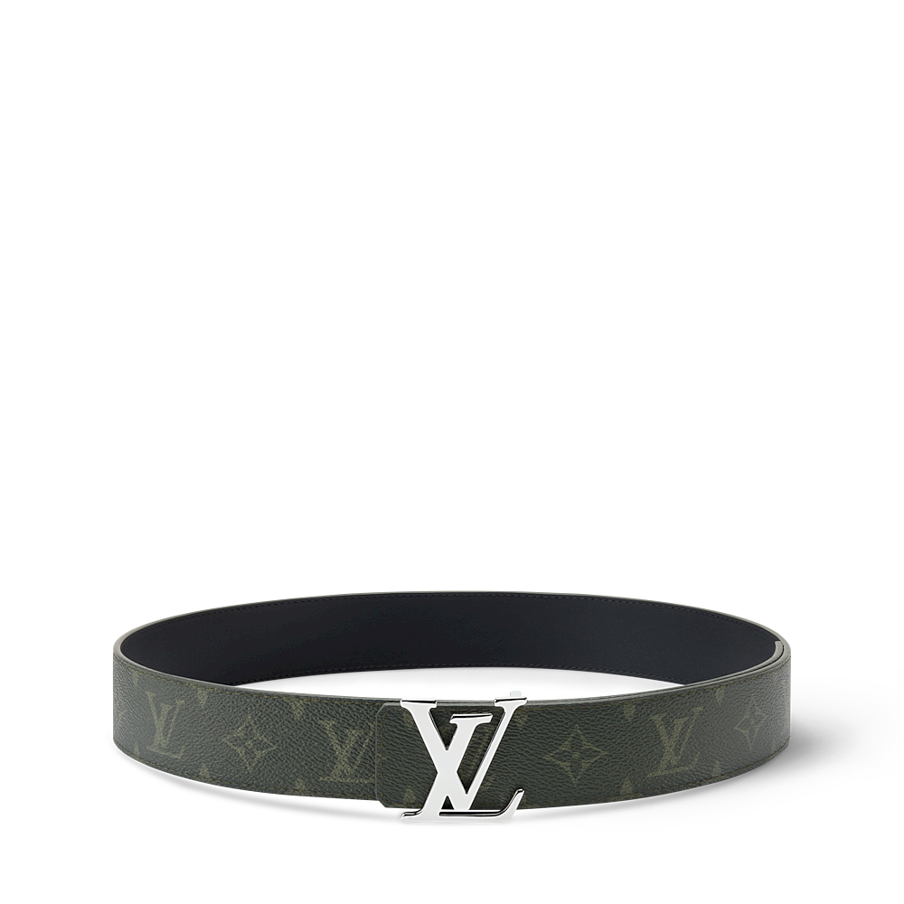 New Luxury Fashion Initiales Monogram 40mm Men's Reversible Belt