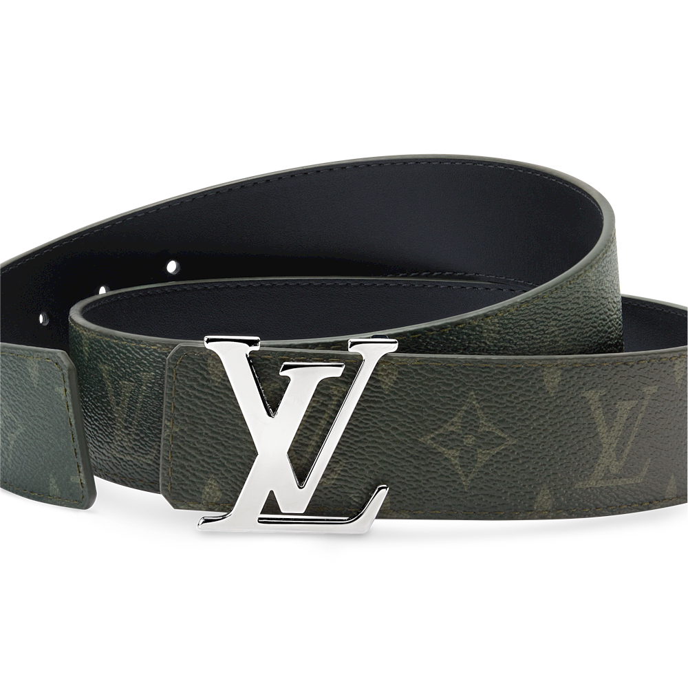 New Luxury Fashion Initiales Monogram 40mm Men's Reversible Belt