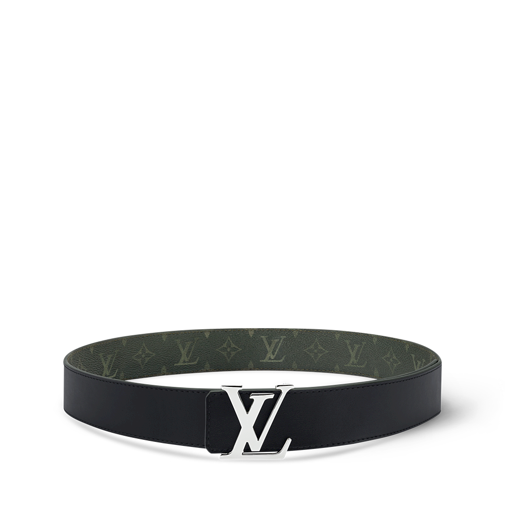 New Luxury Fashion Initiales Monogram 40mm Men's Reversible Belt