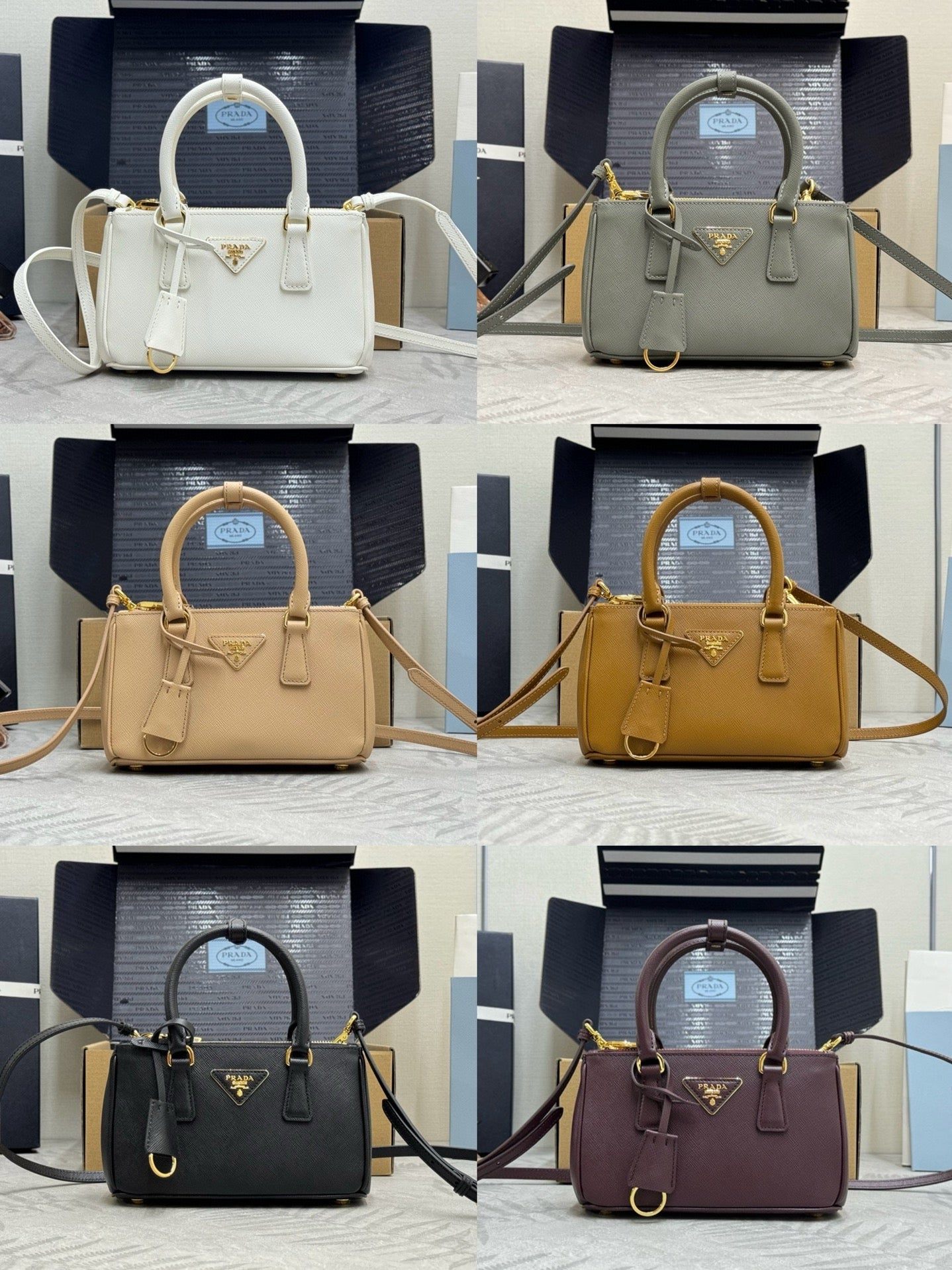 New Fashion Luxury PRADA Galleria Saffiano Bags