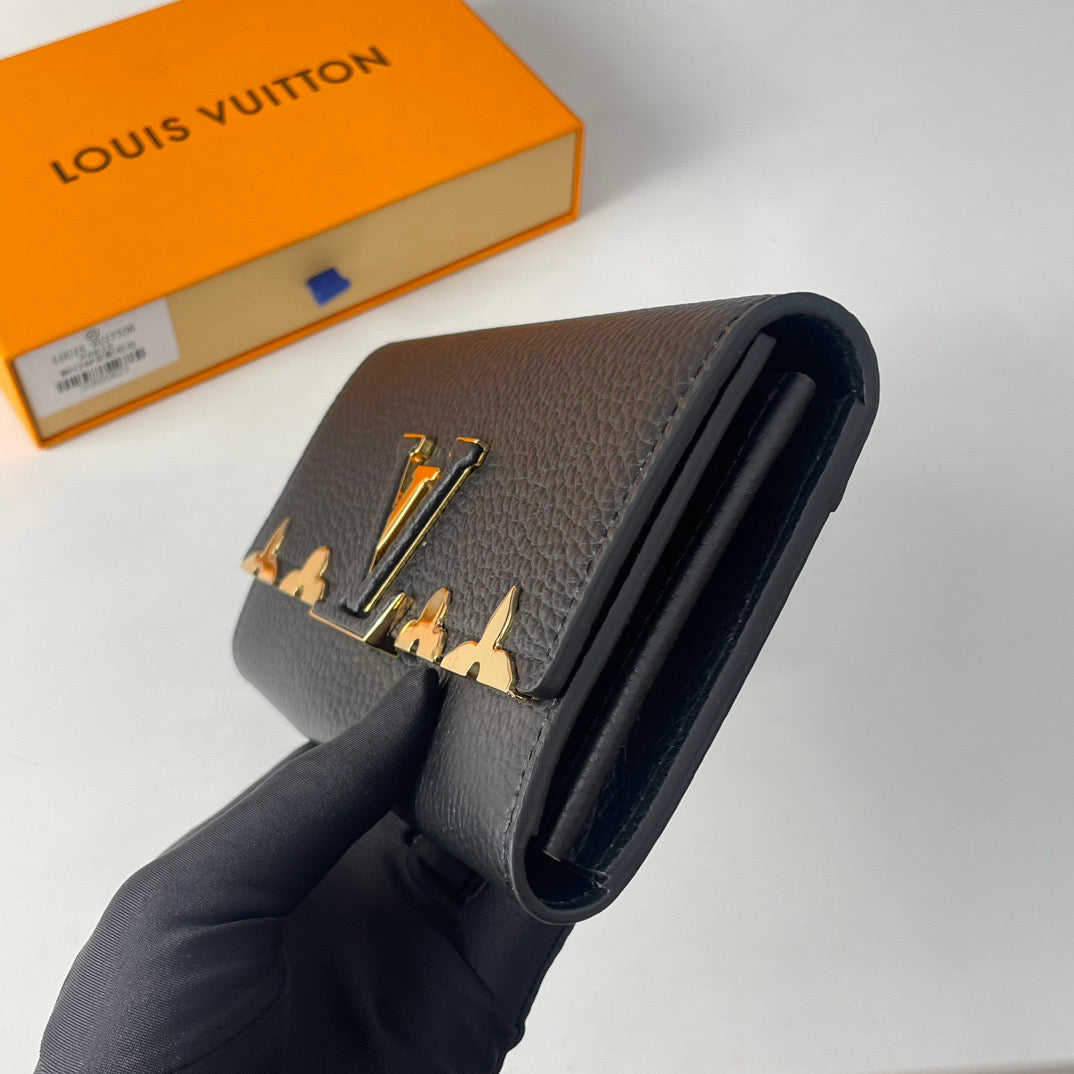 New luxury, elegance, delicacy, and softness Capucine wallet