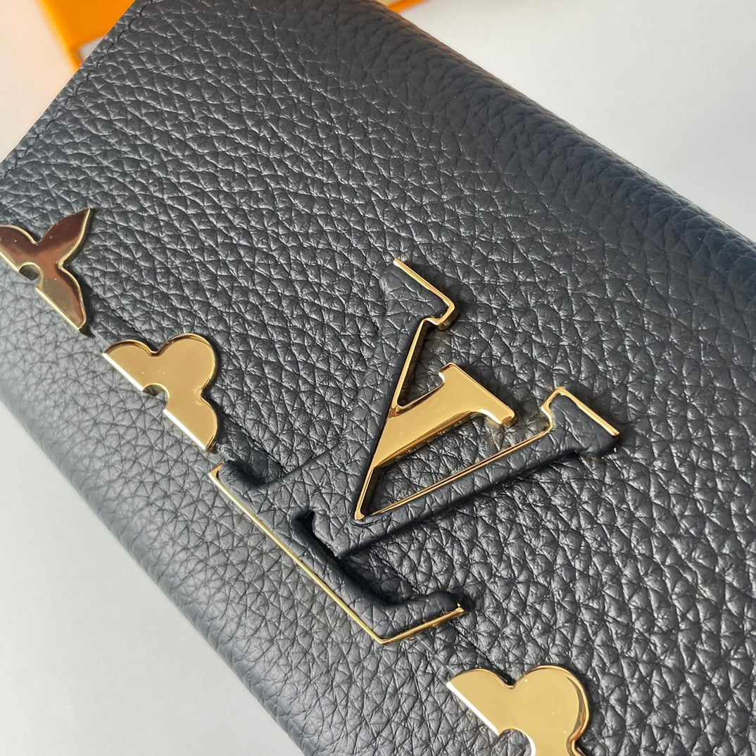 New luxury, elegance, delicacy, and softness Capucine wallet