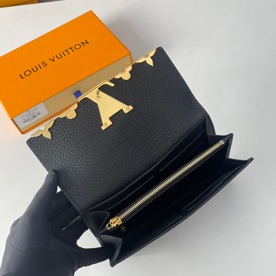 New luxury, elegance, delicacy, and softness Capucine wallet