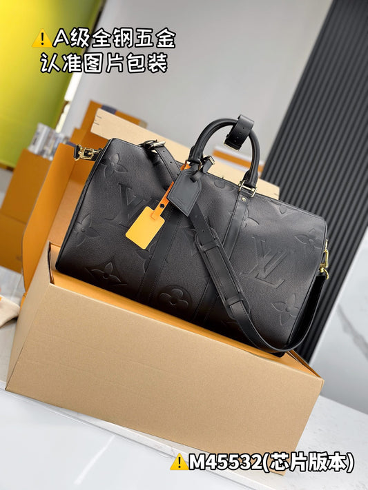 New Luxury  Monogram KEEPALL BANDOULI È RE travel Bags