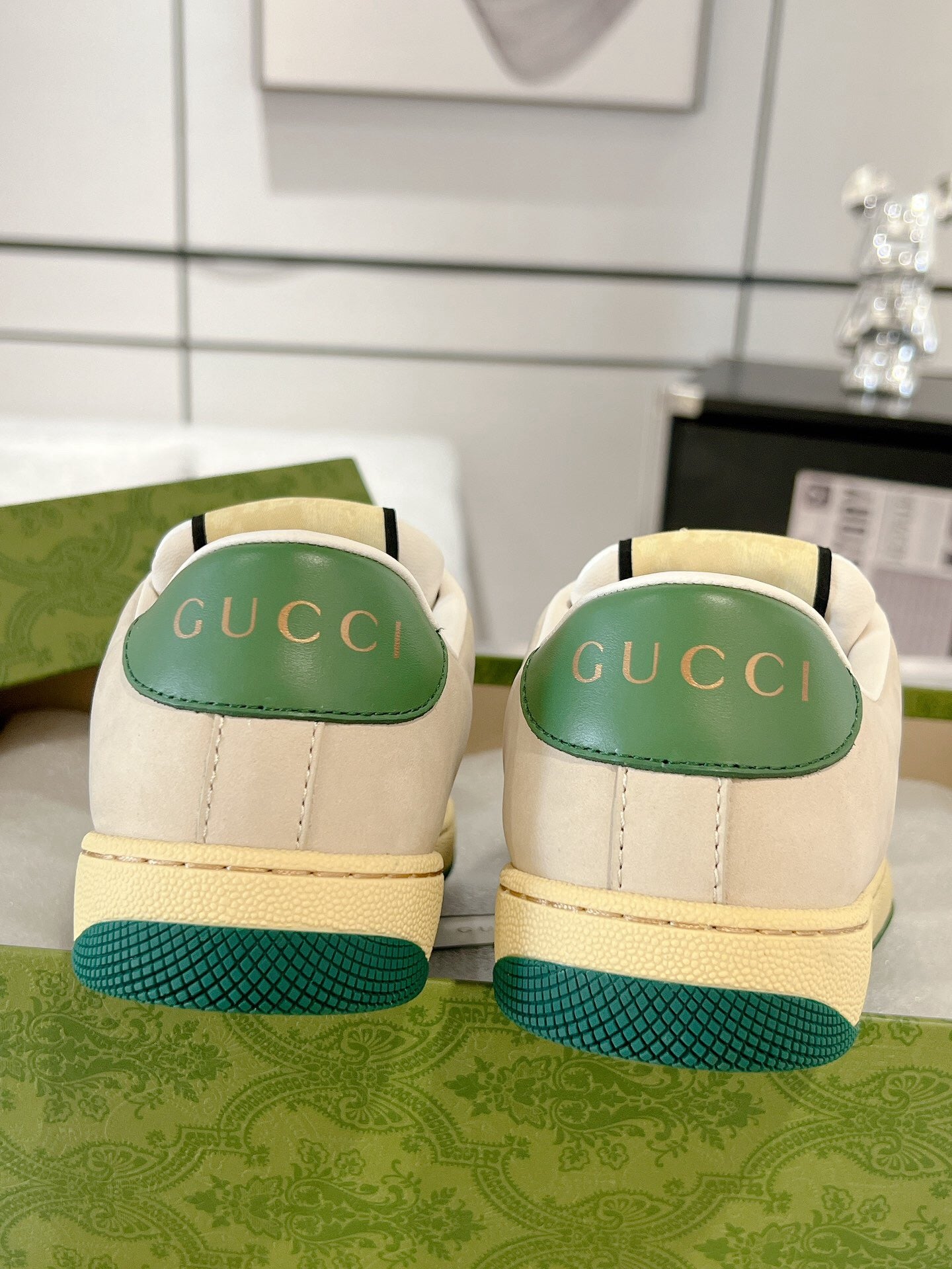 New luxury  fashion Women's GG crystal Screener sneaker