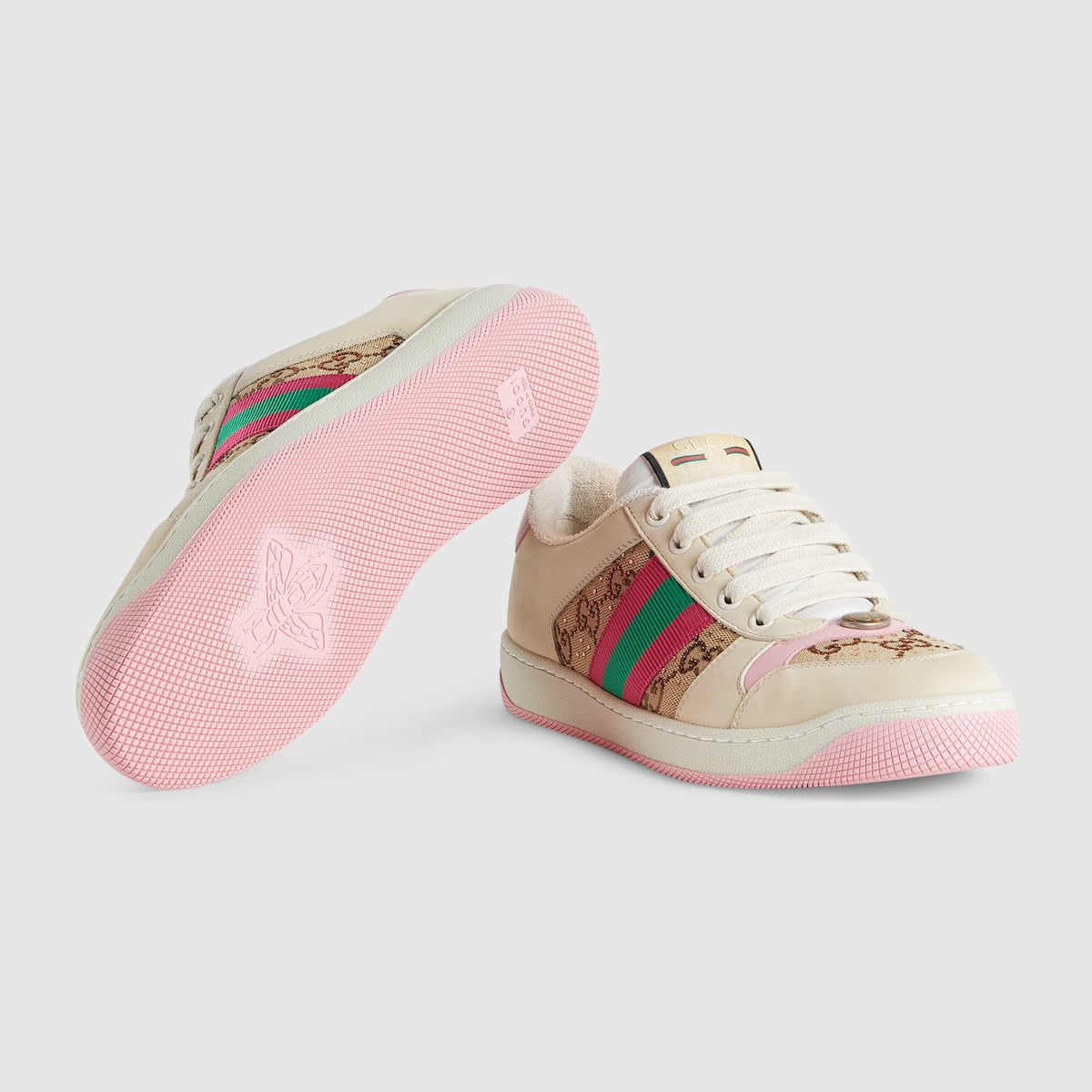 New Fashion Luxury Screener Women's GG Crystal Sneakers
