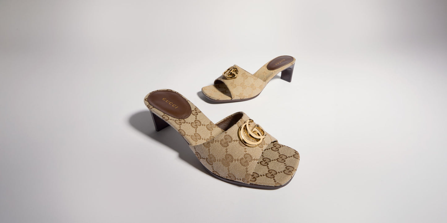New Luxury Fashion Women's GG Slides 55mm