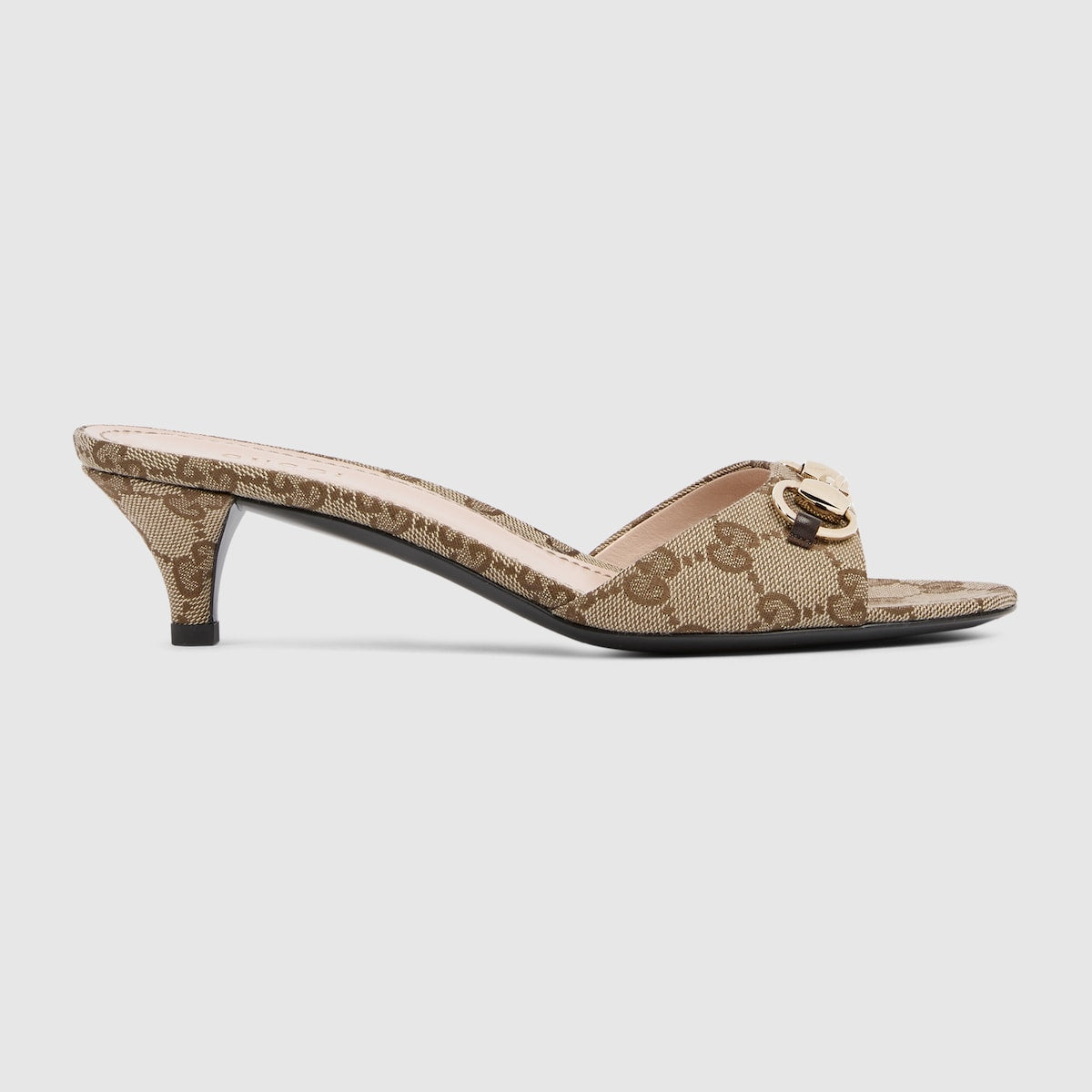 New Luxury Fashion Women's High-Heel Sandals with Horsebit Accent 50mm