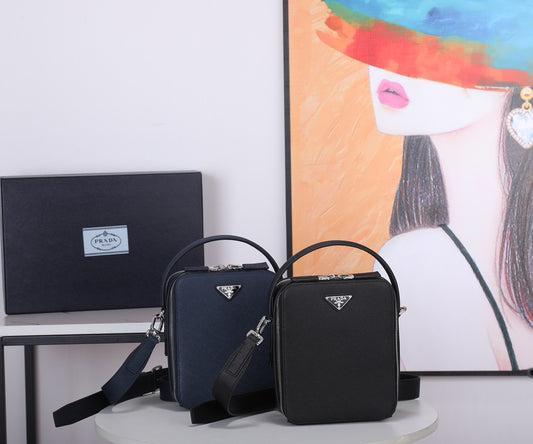 New Fashion Luxury PRADA  Brique Shoulder Bags