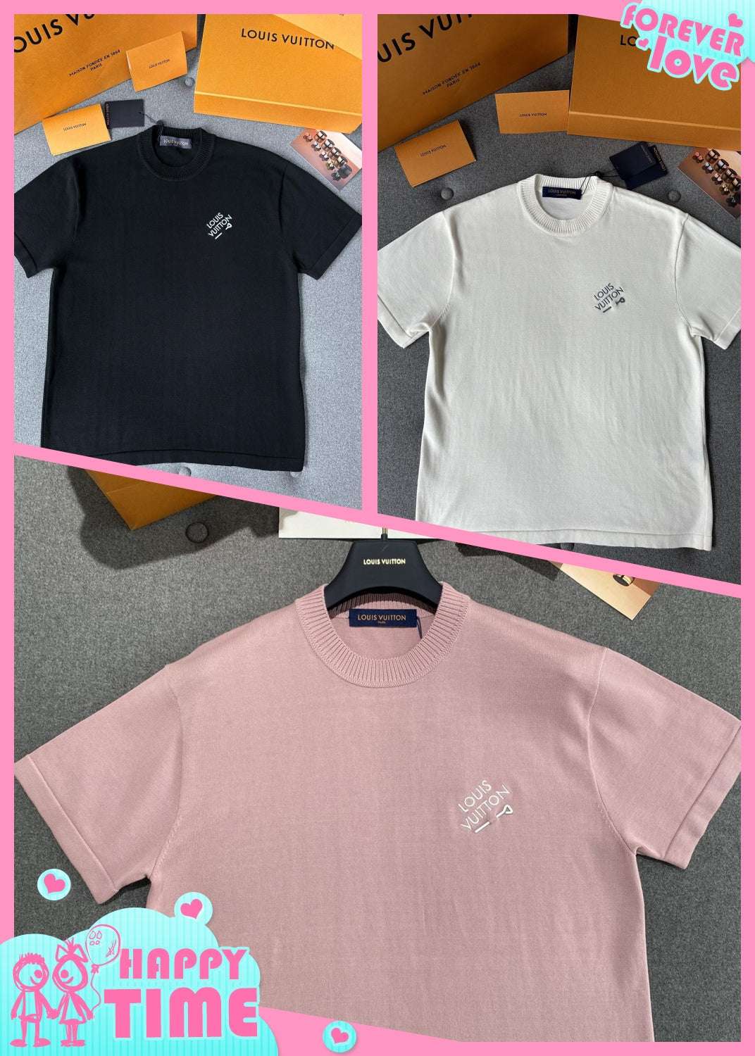 New  Fashion Trend embroidery Logo Short Sleeves