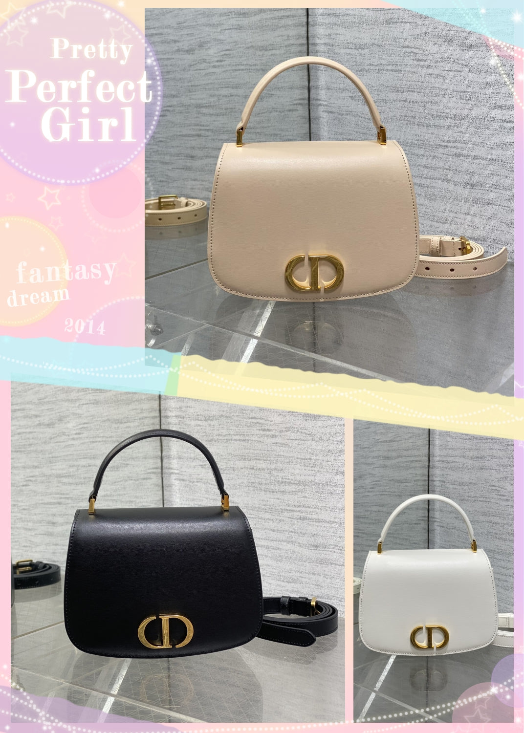 NEW Montaigne Avenue Fashion Trendy Women's Handheld Single Shoulder Crossbody Bag