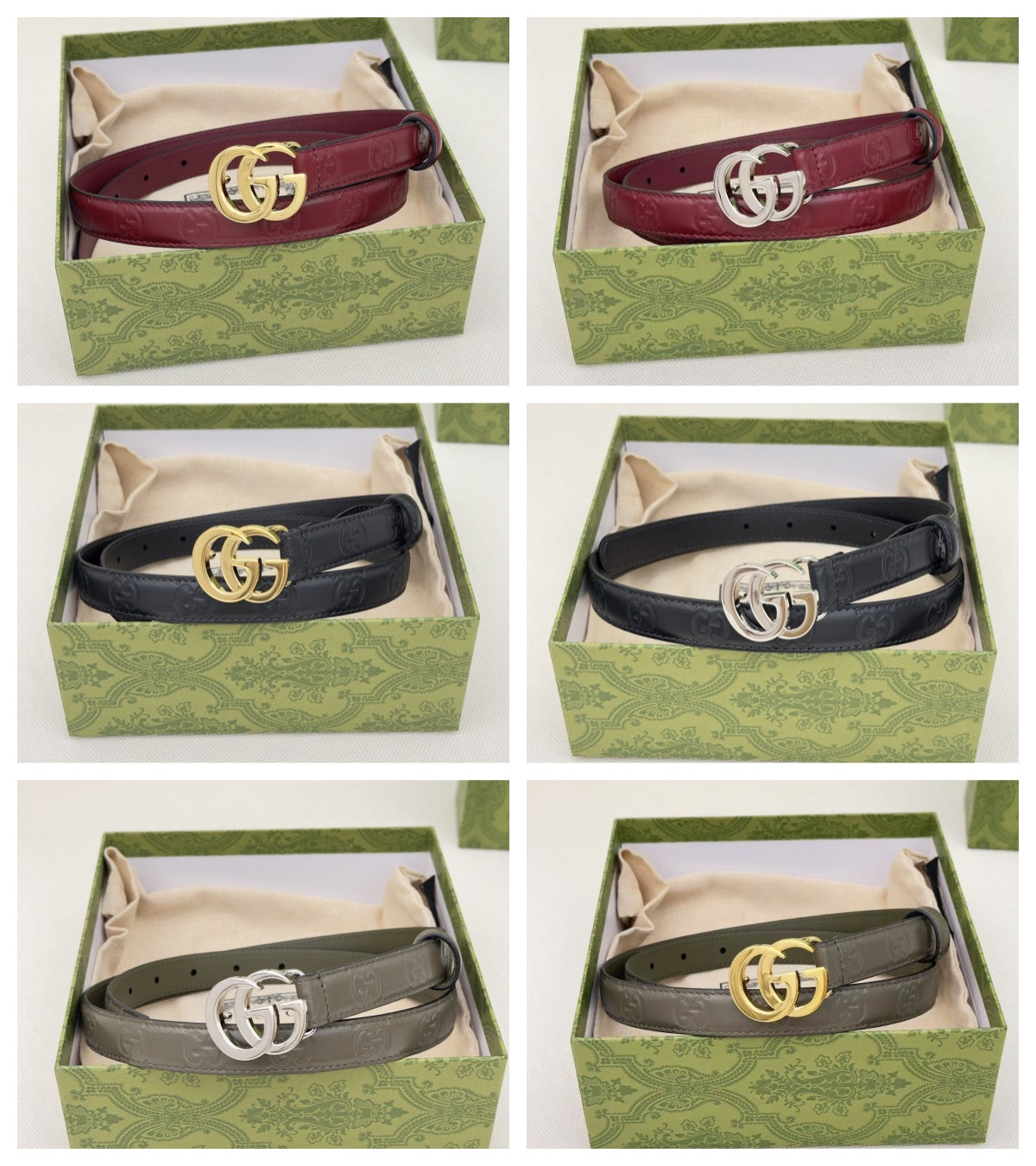 New interlocking double G buckle 15mm waist belt, fashionable and versatile decoration, wide shorts skirt, high-end feeling, paired with jeans waist belt