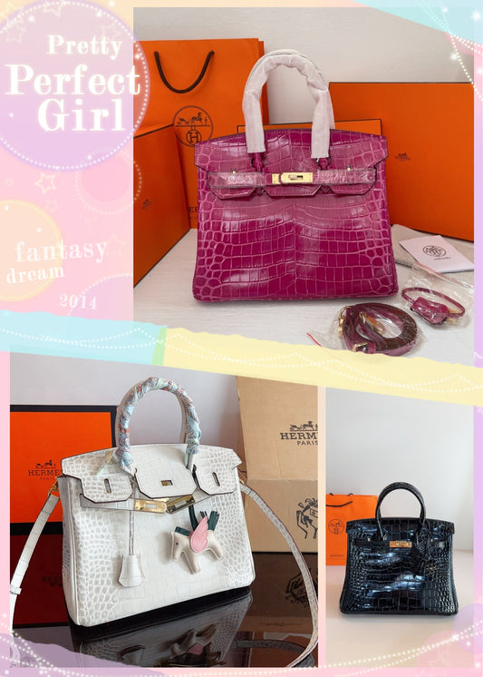 luxury fashion birkin Vert fonce women's handbag