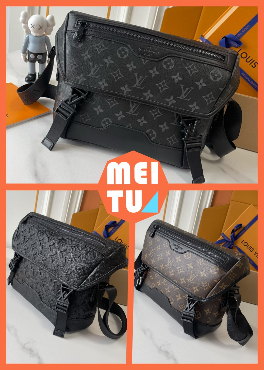 New high-quality fashion trend VOYAGER series men's presbyopia messenger bag crossbody bag