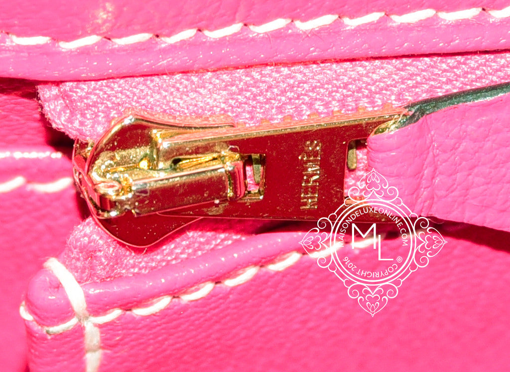 Customized new luxury fashion pink rose, confetti rose, Bambou Epsom Birkin 30 handbag