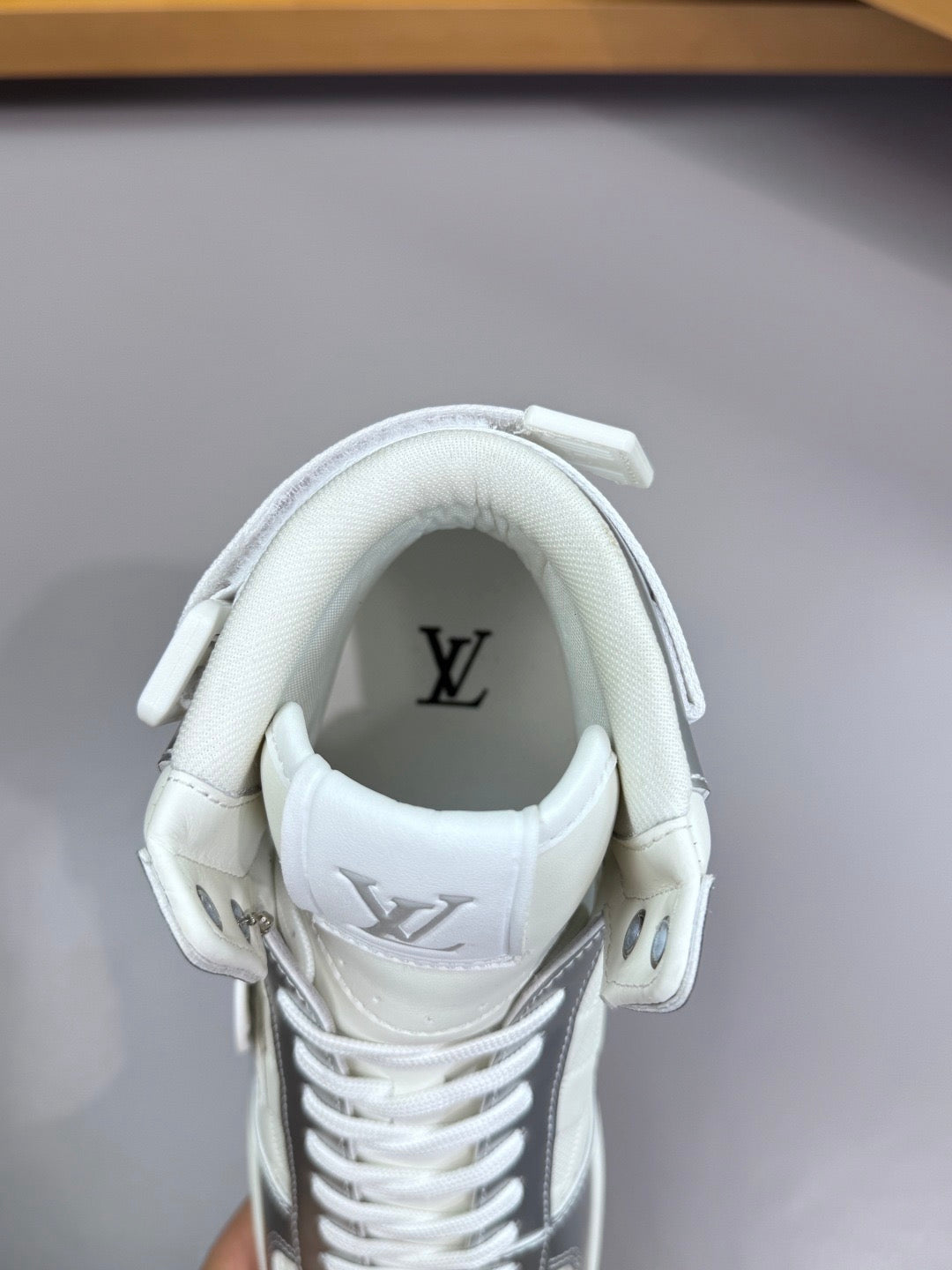 New luxury high-top fashion sneakers